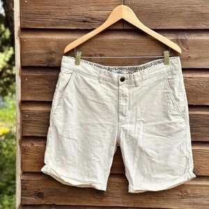 Linen/Cotton  mix Shorts - L